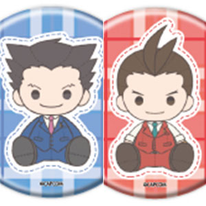 缶バッジ「逆転裁判」シリーズ02/ぽてぬいアート 10個入りBOX