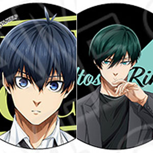 TVアニメ『ブルーロック』 ホログラムカンバッジ(ブラインド) Black outfit ver. 8個入りセット