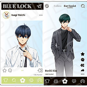 TVアニメ『ブルーロック』 アクリルカード(ブラインド) Black outfit ver. 8個入りセット