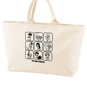 TVアニメ『僕のヒーローアカデミア』 集合 ちびキャラ 動物とのふれあいver. BIGジップトートバッグ ver.A