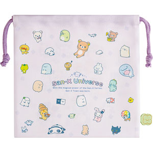 CA87002 サンエックスユニバース 「サンエックスタウン」 巾着