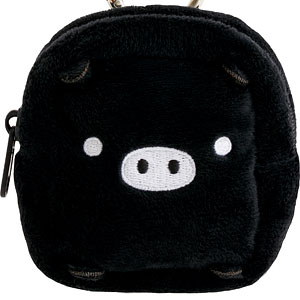 CA87203 サンエックスユニバース ぬいぐるみミニポーチ モノクロブー