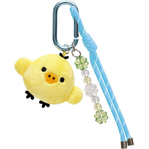 MV63501 リラックマ 「チャイロイコグマのくまきゅんDays」 じゃらじゃらぶらさげぬいぐるみ キイロイトリ