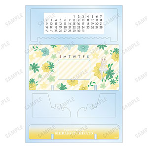 BanG Dream！ 白鷺千聖 Botania 卓上アクリル万年カレンダー