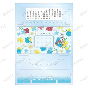 BanG Dream！ 松原花音 Botania 卓上アクリル万年カレンダー