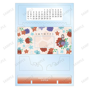 BanG Dream！ レイヤ Botania 卓上アクリル万年カレンダー