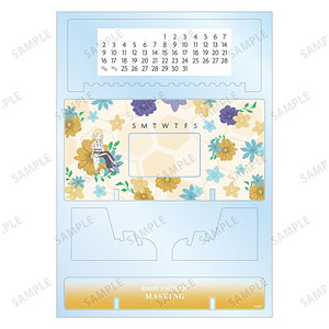 BanG Dream！ マスキング Botania 卓上アクリル万年カレンダー