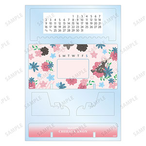 BanG Dream！ 千早愛音 Botania 卓上アクリル万年カレンダー