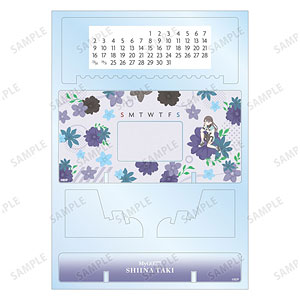 BanG Dream！ 椎名立希 Botania 卓上アクリル万年カレンダー