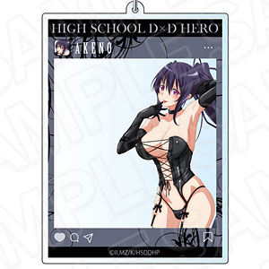 TVアニメ『ハイスクールD×D HERO』 SNS風アクリルキーホルダー 姫島朱乃 ボンテージ ver.