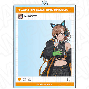 TVアニメ「とある科学の超電磁砲T」 SNS風アクリルキーホルダー 御坂美琴 ゲーミング ver.