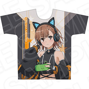 TVアニメ「とある科学の超電磁砲T」 フルグラフィックTシャツ 御坂美琴 ゲーミング ver.