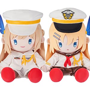 【特典】PUNI MI ぬいぐるみ 戦艦少女R レキシントン＆サラトガ セット