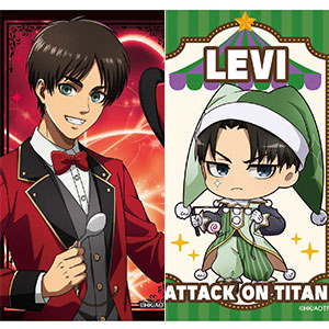 進撃の巨人 トレーディングホロクリアカード 7パック入りBOX