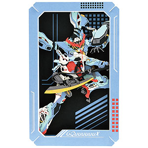ペーパーシアター 機動戦士Gundam GQuuuuuuX PT-L106 GQuuuuuuX/赤いガンダム