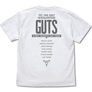 ウルトラマンティガ GUTSロゴ Tシャツ/WHITE-L