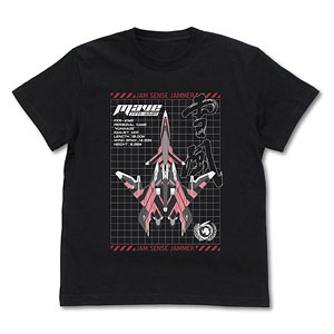 戦闘妖精雪風 メイヴ“雪風” ジャム・センスジャマー 蓄光Tシャツ/BLACK-L