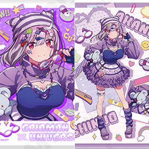 グリッドマンユニバース クリアファイル＆ブロマイドセット 2.新条アカネ[デコラ]