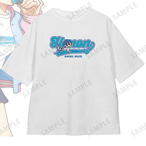 アニメ「ぴちぴちピッチ」 ANGEL BLUEコラボ 描き下ろし 宝生波音 着用 BIGシルエットTシャツ ユニセックス XL