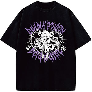 NEEDY GIRL OVERDOSE Tシャツ/パープル・ロリポップ(じーっver.)