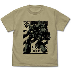 機動戦士ガンダム 復讐のレクイエム ミッドナイターズ グフカスタム Tシャツ/SAND KHAKI-M