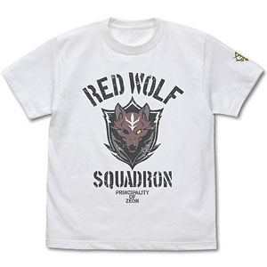 機動戦士ガンダム 復讐のレクイエム レッド・ウルフ隊 Tシャツ/WHITE-L