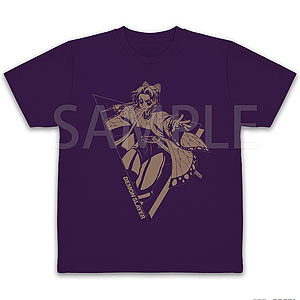 アニメ「鬼滅の刃」 胡蝶しのぶ ドライTシャツ/PURPLE-L