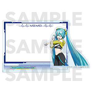 ピアプロキャラクターズ Fit Boxing feat. 初音ミク アクリルメモスタンド 初音ミク Art by 岩十