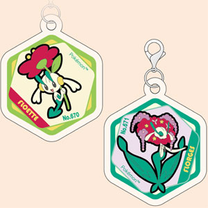 ポケモン アクリルマーカーチャームセット vol.7 フラエッテ＆フラージェス