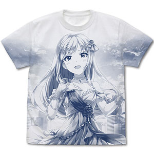アイドルマスター ミリオンライブ！ 白石紬 オールプリントTシャツ/WHITE-XL