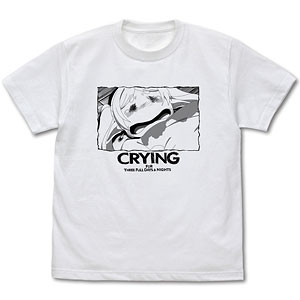 葬送のフリーレン 泣き顔のフリーレン Tシャツ/WHITE-L