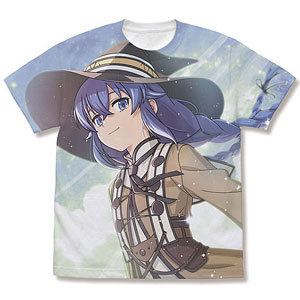 無職転生 ～異世界行ったら本気だす～ クロエコ ロキシー フルグラフィックTシャツ クロニクル・オブ・エコーズVer./WHITE-L