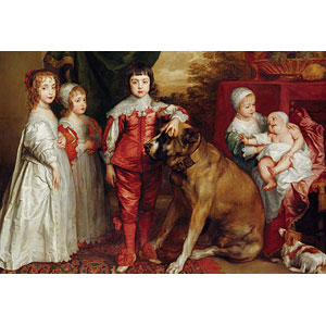 ジグソーパズル アートラウンジ「チャールズI世の5人の子どもたち」(アンソニー・ヴァン・ダイク) 300ピース(300-216)