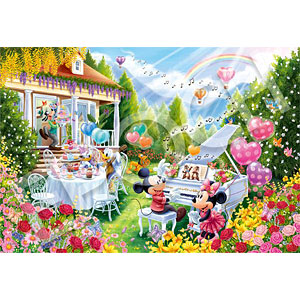 ジグソーパズル Mickey ＆ Friends -Melody of Love-(ミッキー＆フレンズ -メロディオブラブ-) 300ピース (73-410s)