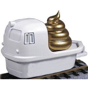 JT-05 Joke train(ジョークトレイン)シリーズ べんき機関車(金うん/M付)