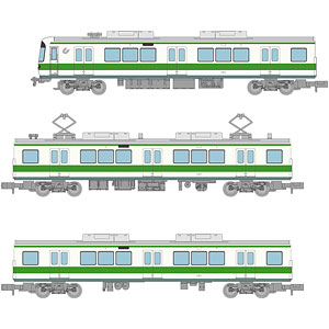 鉄道コレクション 神戸市営地下鉄 西神・山手線3000形 3両セット