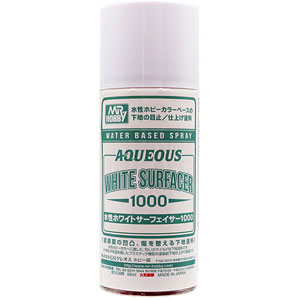 水性ホワイトサーフェイサー1000スプレー