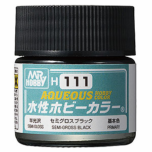 水性ホビーカラー セミグロスブラック