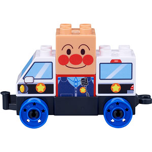 それいけ！アンパンマン つながる！ひろがる！のりものブロック アンパンマンとパトロールカー