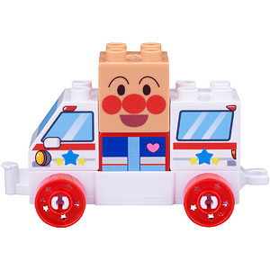 それいけ！アンパンマン つながる！ひろがる！のりものブロック アンパンマンときゅうきゅうしゃ