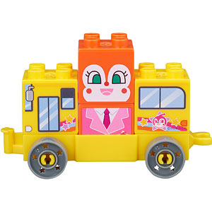 それいけ！アンパンマン つながる！ひろがる！のりものブロック ドキンちゃんとスクールバス