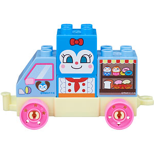 それいけ！アンパンマン つながる！ひろがる！のりものブロック コキンちゃんとベーカリーワゴン