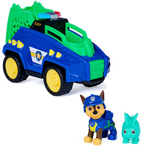 パウ・パトロール ザ・ダイノ・ムービー チェイス ダイノポリスカー(ステゴサウルス付き)