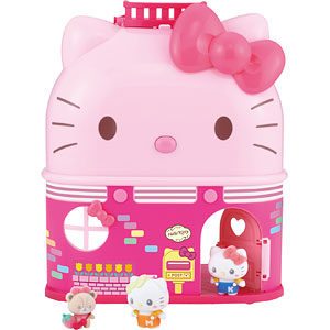 ぷちとも Sanrio characters おおきなハローキティのおうち 家具もドールもいっぱい!DXセット