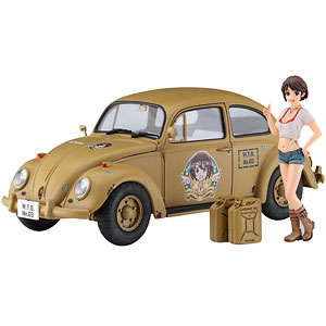 1/24 ワイルドたまごガールズ No.03 フォルクスワーゲン ビートル “羽澄れい” w/フィギュア プラモデル