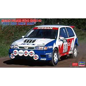 1/24 ニッサン パルサー (RNN14) GTI-R “1991 1000湖 ラリー” プラモデル