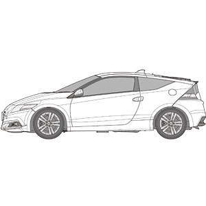 1/24 インチアップシリーズ No.282 ホンダCR-Z 2011年日本カー・オブ・ザ・イヤー 受賞記念車 プラモデル