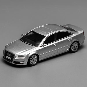 1/64 Audi A8 (D3) 2008 後期Ver. Ice Silver Metallic
