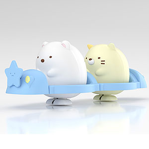楽プラ すみっコぐらし No.SU-06 しろくま＆ねこ プラモデル