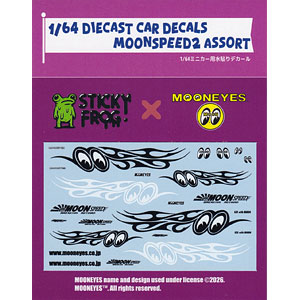 1/64 ダイキャスト カー デカール ムーンスピード2 アソート